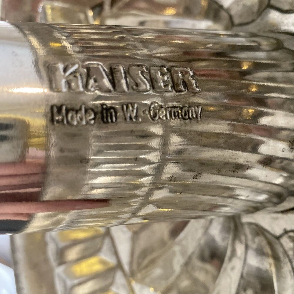 Kaiser Bundt Pan Jello Mold Fluted Bakeware Made in West Germany 9" Farmhouse - Picture 6 of 15